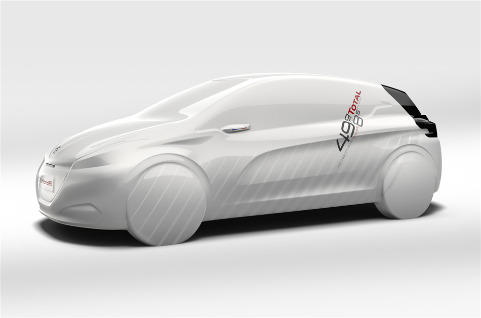 Peugeot 208 HYbrid FE i  technologia przyszłości