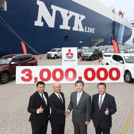 Rekord fabryki Mitsubishi - 3 miliony wyeksportowanych aut