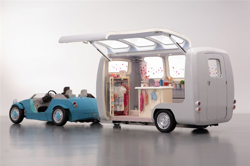 Toyota Camatte: przyczepa kempingowa dla dzieci - duża zabawka