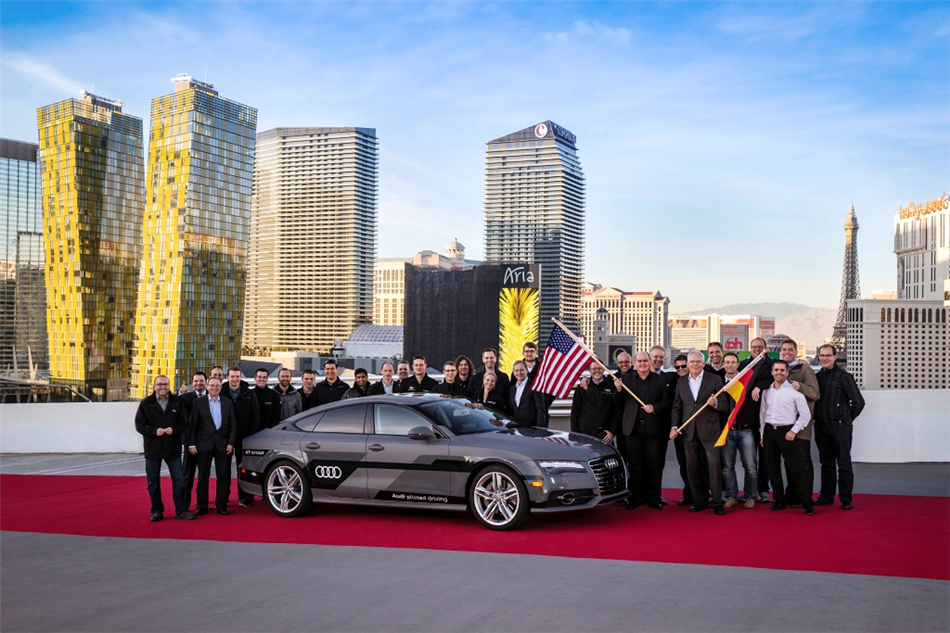 Sukces testu Audi A7 Sportback piloted driving concept