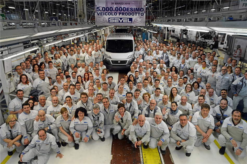 5-milionowy Fiat z fabryki w Val di Sangro