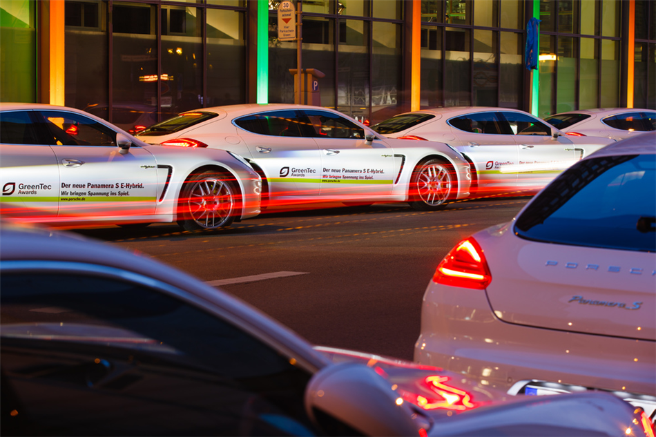 Porsche obsługuje galę GreenTec Awards 2015