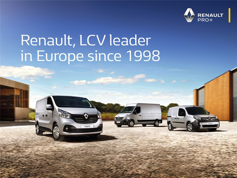 Renault liderem w segmencie lekkich aut dostawczych