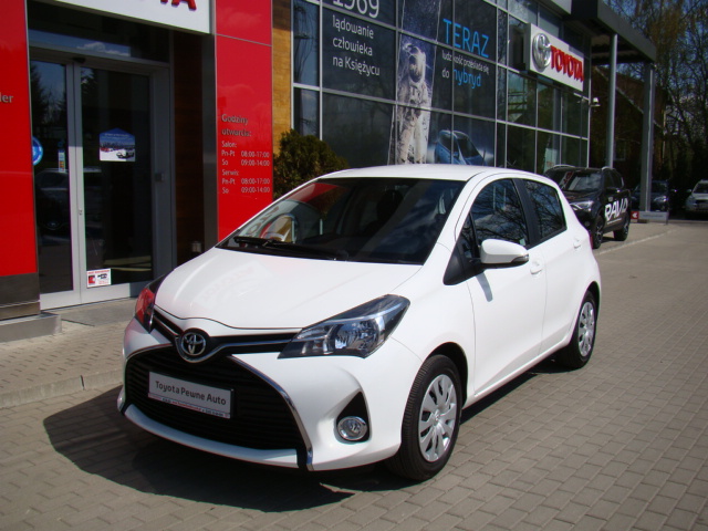Toyota Yaris 1.33Premium+City Vat23% Benzyna, 2015 r.