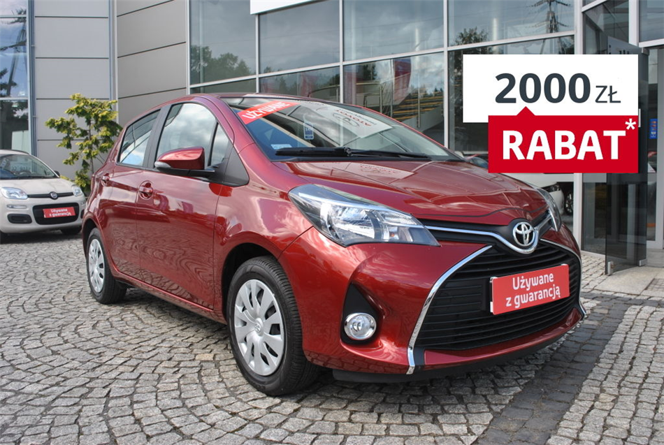 Toyota Yaris  1.33 Premium Benzyna, 2015 r.
