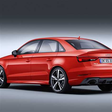 Audi RS3 - mocarny kompakt teraz także w nadwoziu sedan