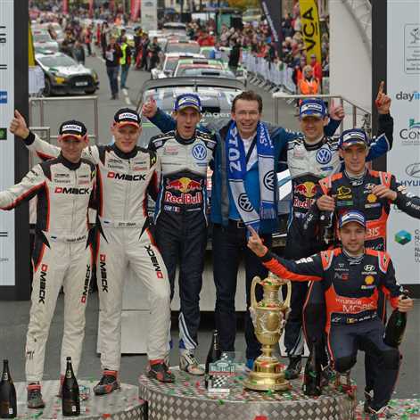 Czterokrotni Mistrzowie Świata – Volkswagen świętuje 12. rajdowy tytuł mistrzowski w ciągu czterech lat