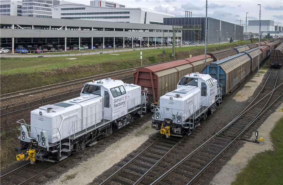 Druga hybrydowa lokomotywa rozpoczęła pracę w fabryce Audi w Ingolstadt