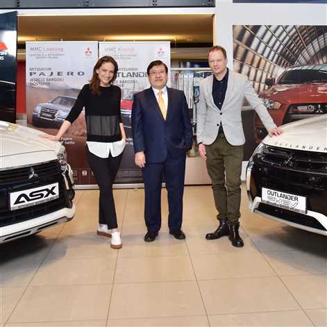 Anna Cieślak i Maciej Stuhr w nowych modelach Mitsubishi