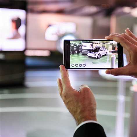 Aplikacja BMW i Augmented Reality Visualiser