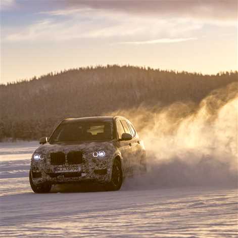 Zimowe próby nowego BMW X3