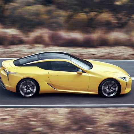 Lexus LC - estetyka i aerodynamika