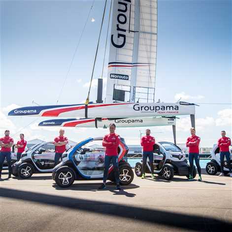 Współpraca Renault i Groupama Team France