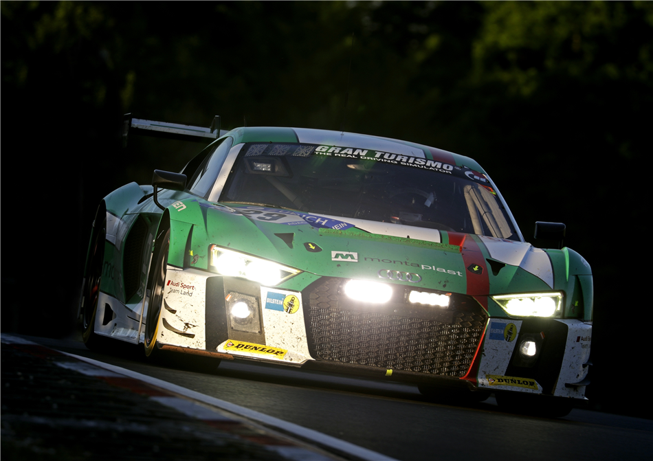 Audi R8 LMS po raz czwarty zwycięża w 24-godzinnym wyścigu na Nürburgring