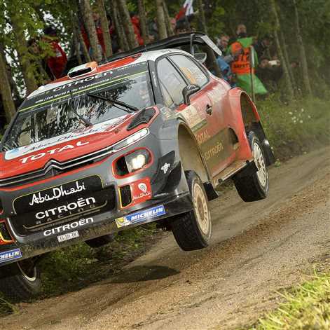 Citroëny C3 WRC w Grand Prix Finlandii