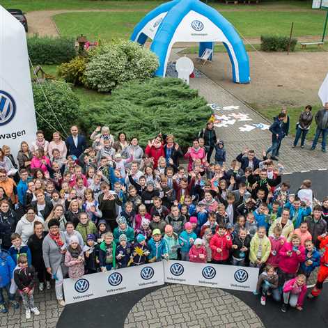 Mobilne Miasteczko Ruchu Drogowego Volkswagena w Kołodziejewie