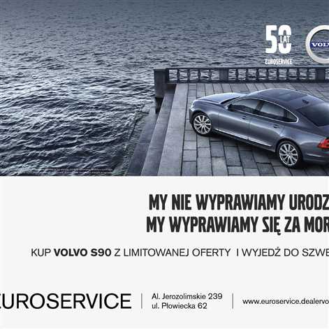 Kup Volvo S90 i wyjedź do Szwecji