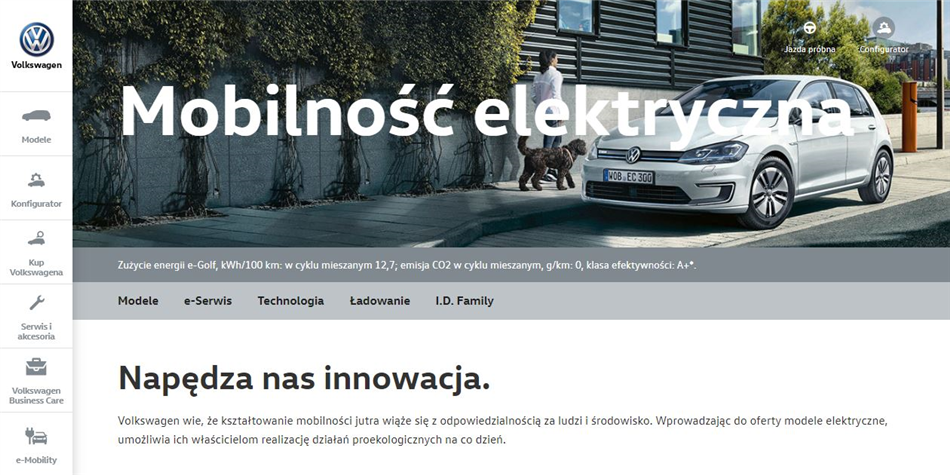 Volkswagen o samochodach elektrycznych i hybrydowych