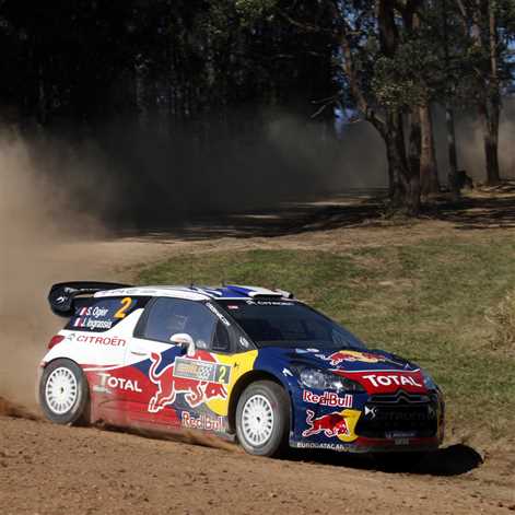 Citroëny C3 WRC w rajdzie Australii