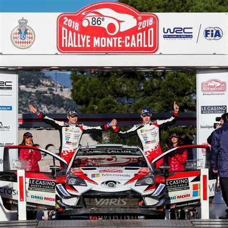 Podwójne podium dla Toyoty w Rajdzie Monte Carlo