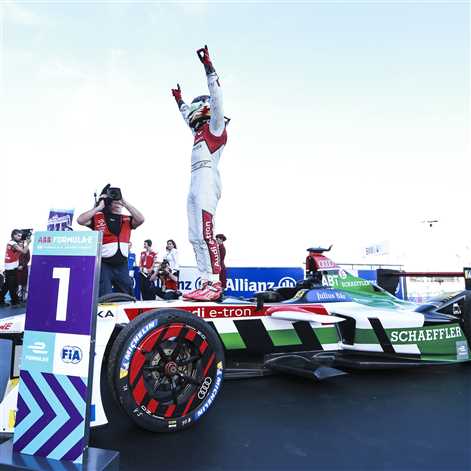 Audi na podium Formuły E