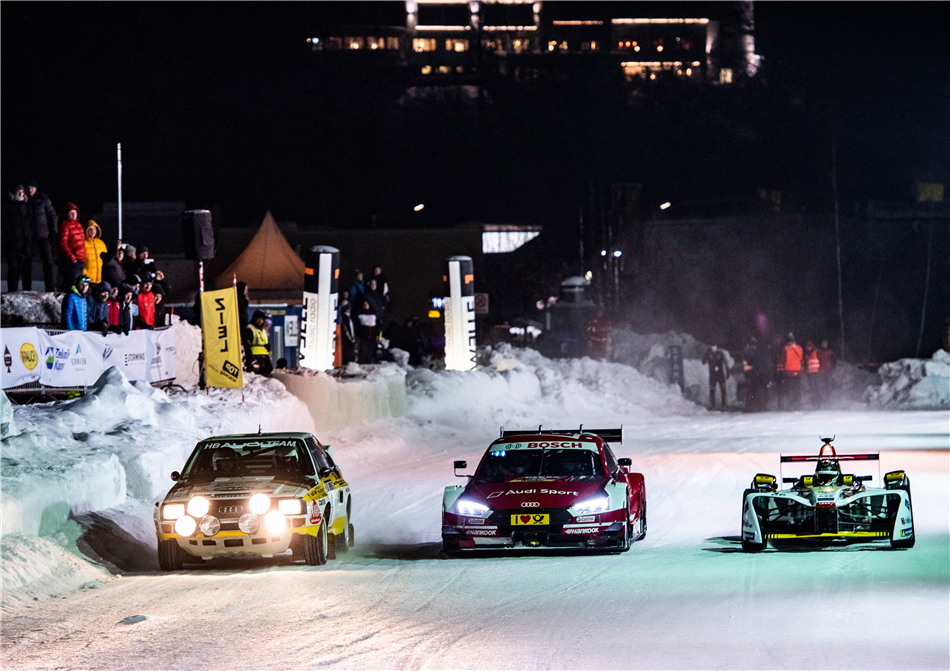 Pokaz Audi w GP Ice Race