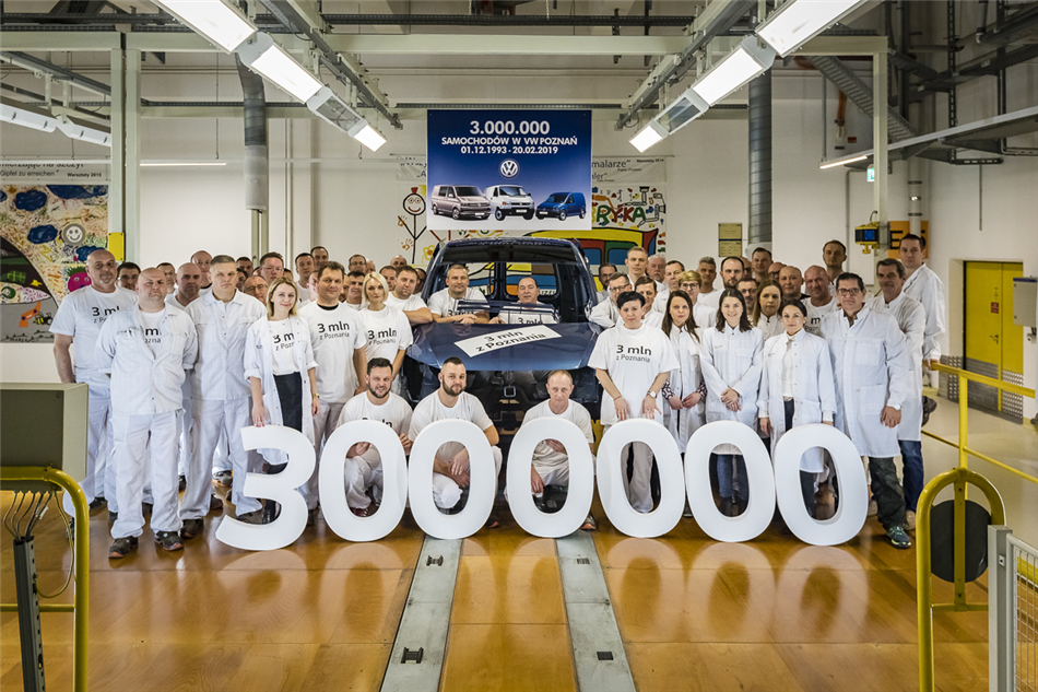 W polskich zakładach Volkswagena wyprodukowano już 3 miliony samochodów