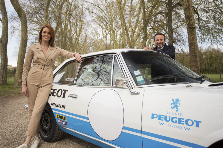Dwa samochody Peugeot w Tour Auto 2019
