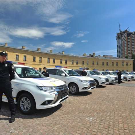 635 samochodów MitsubishI Outlander PHEV dla ukraińskiej policji