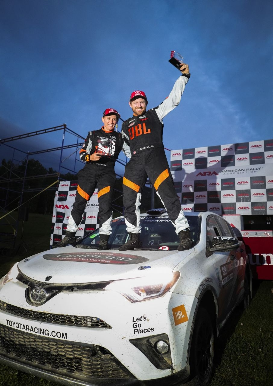 Toyota Rally RAV4 Ryana Millena niezwyciężona w rajdowych mistrzostwach ARA 2017 w USA