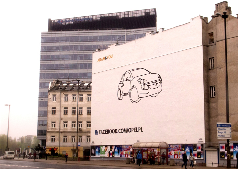 Opel ADAM wjeżdża do Warszawy