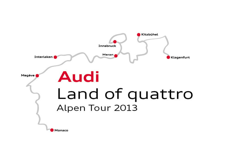 Land of quattro Alpen Tour 2013