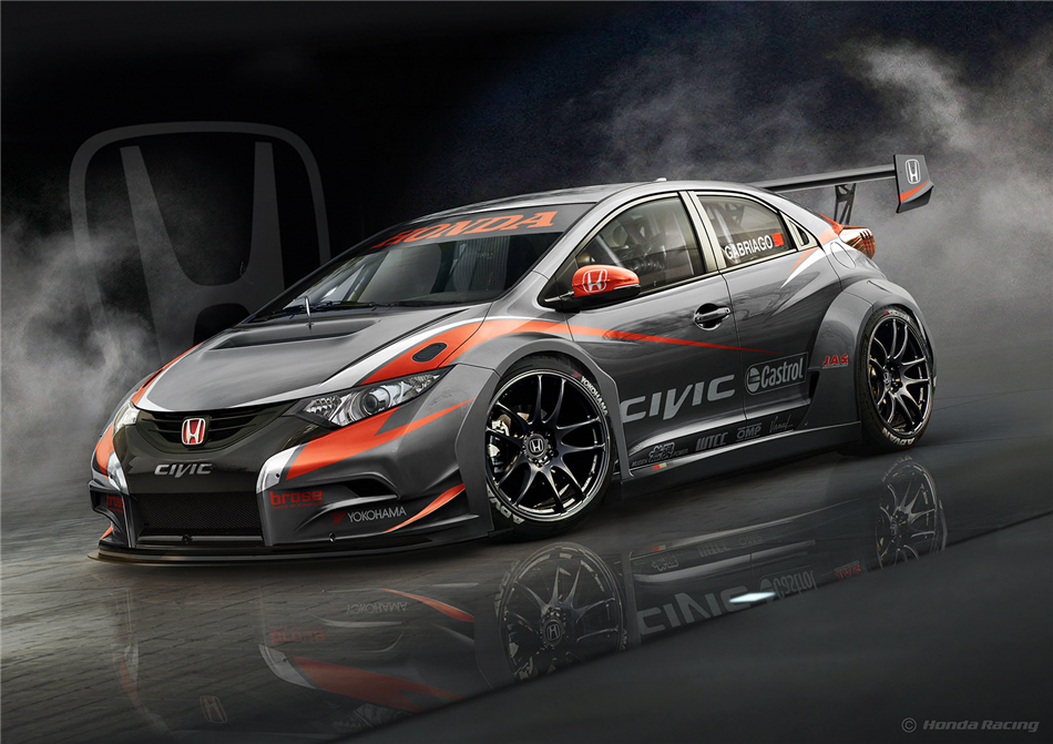 Honda prezentuje Civica WTCC na sezon 2014