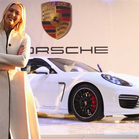 Maria Sharapova i jej Porsche Panamera GTS
