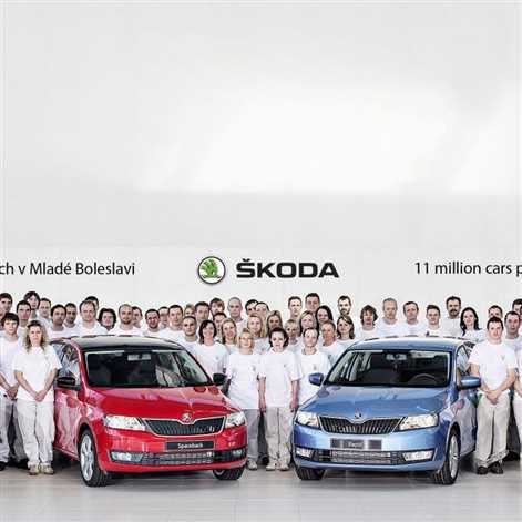 11-sto milionowa Škoda z Mladá Boleslav