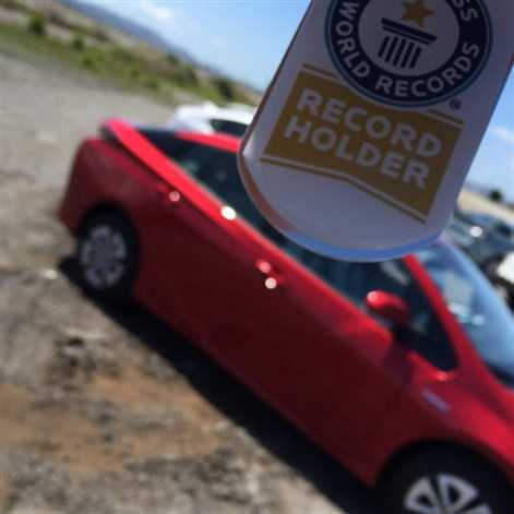 Rekord Guinnessa na paradzie Priusów w Kalifornii