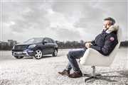 Michał Żebrowski w nowym Mercedesie ML