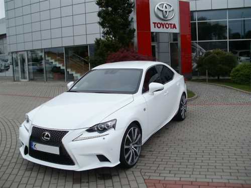 Lexus IS F-Sport, Biała Perła, Skóra, Benzyna, 2013 r.