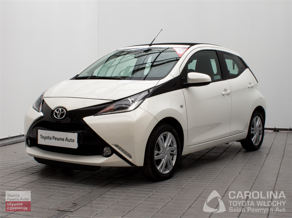 Toyota Aygo 1.0 VVT-i X-wave Dach Navi Benzyna, 2014 r.