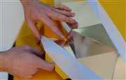 Pełnowymiarowa makieta Nissana Juke w technice origami