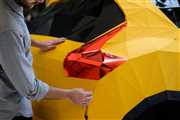 Pełnowymiarowa makieta Nissana Juke w technice origami