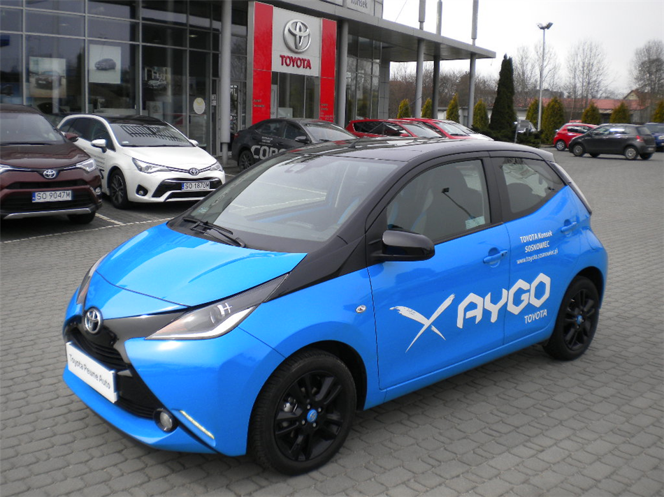 Toyota Aygo 1.0 VVT-i X-cite Cool Smart Sa Benzyna, 2015 r.