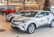 Siatkarze z klubu Effector Kielce będą jeździć hybrydowymi crossoverami Toyota C-HR