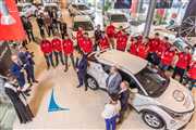 Siatkarze z klubu Effector Kielce będą jeździć hybrydowymi crossoverami Toyota C-HR