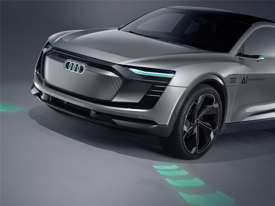 Elektryczny koncepcyjny samochód Audi możliwy do