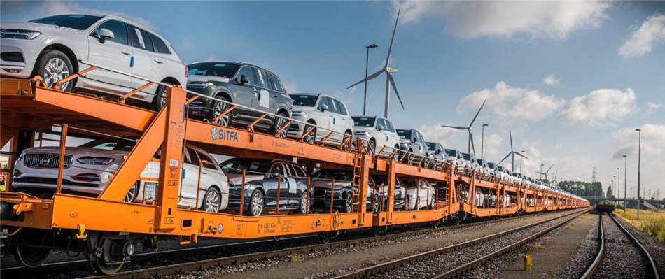 Jak Volvo wykorzystuje pociągi, by redukować emisję CO2?