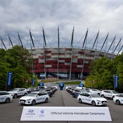 Hyundai przekazał flotę samochodów do obsługi Mistrzostw UEFA EURO U21 Polska 2017