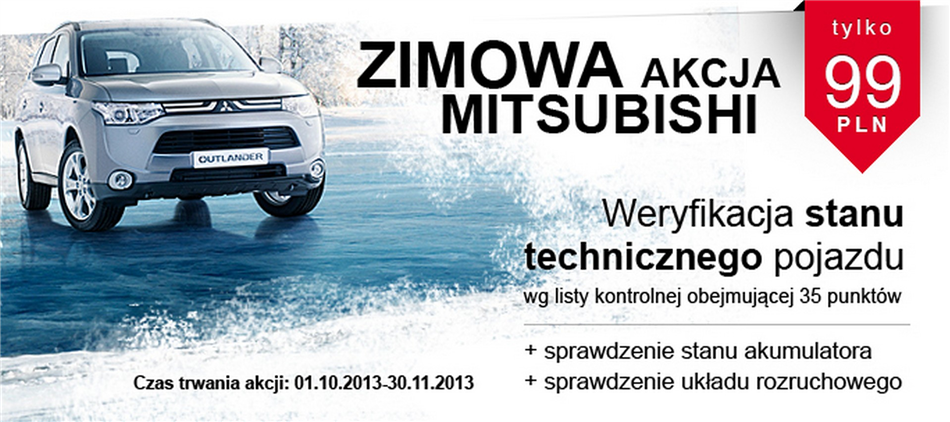 Zimowa Akcja Przeglądowa w Mitsubishi autoranking.pl